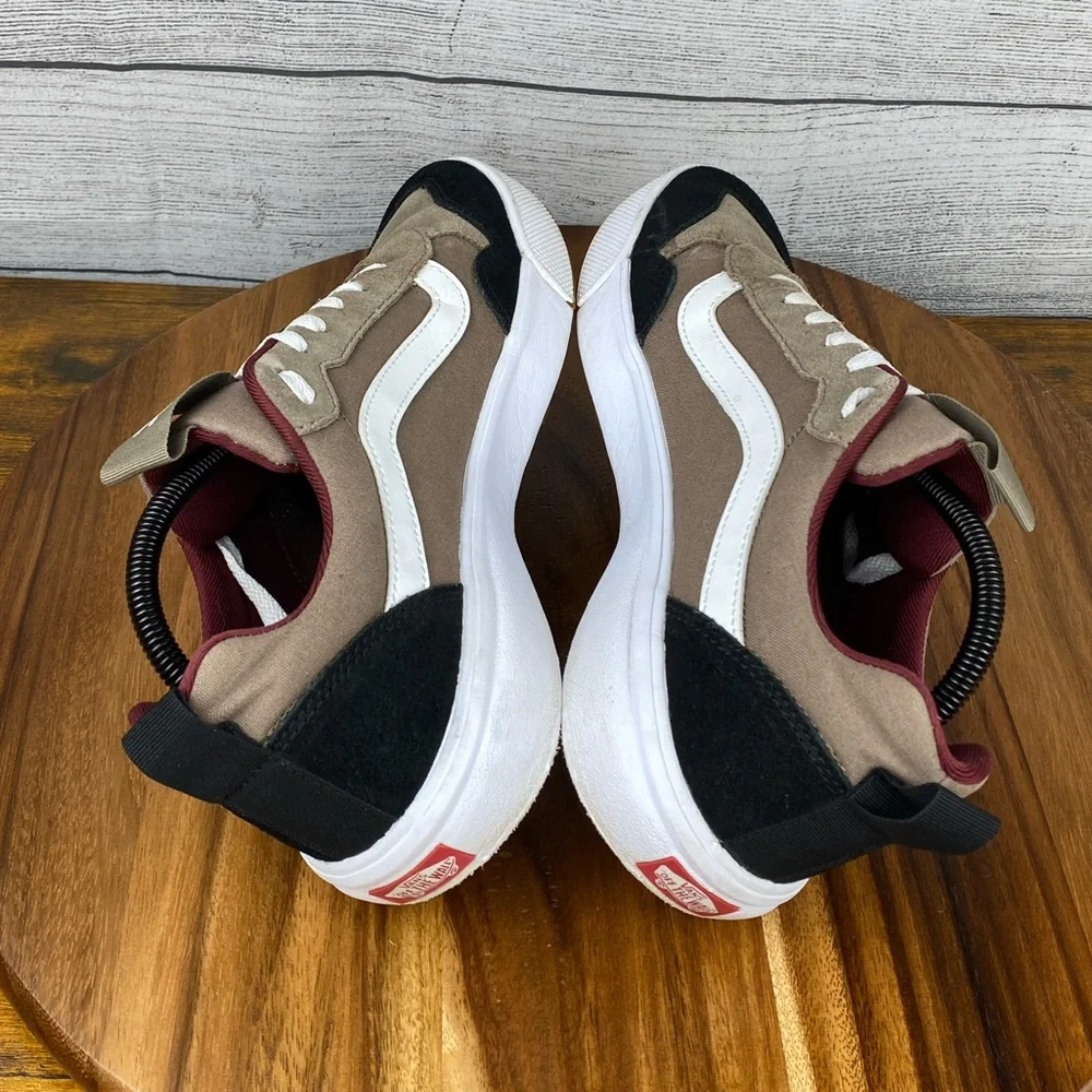 Vans Range EXP Walnut Brown Canvas Suede Shoes Men’s Sneaker Size 9.5